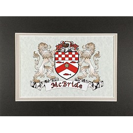 McBride Irish Coat of Arms Print - Frameable 9" x 12"