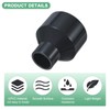 M METERXITY 2-Pack UPVC Reducer Pipe Fitting, DN40x20 Reducing Coupling