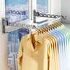 Baitang Foldable Clothes Hanger, Coat Hook, Aluminium Alloy Hook, Wall