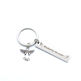 fuakUip Christening Gifts for Girls,Christening Gift for Boy,Christening Gifts,Christian Gifts,Christian Gifts for Women,Holy Communion Gifts for Girls,Holy Communion Gifts for Boys,Baptism Keychain,