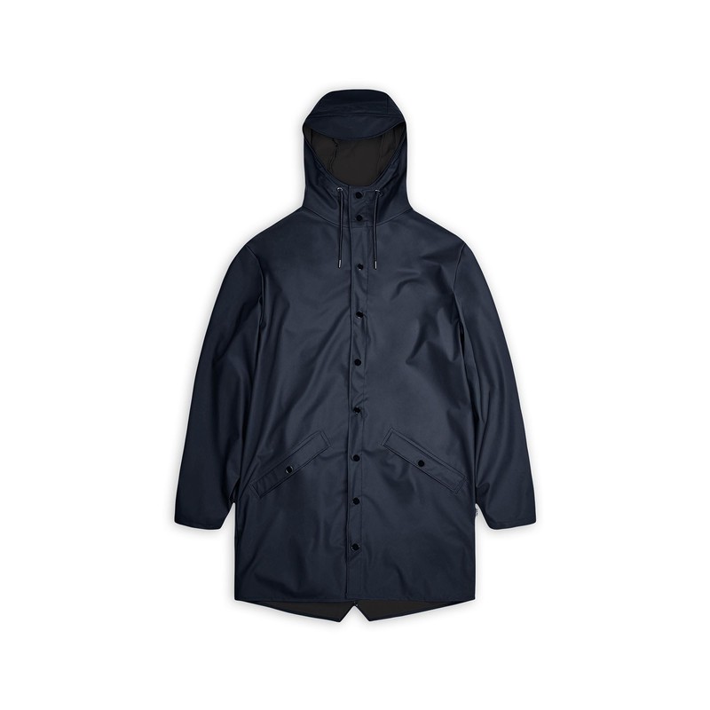 RAINS Long Jacket Navy M