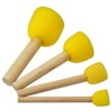 WAFJAMF 40-Pieces Assorted Size Round Sponges Brush Set, Paint Tools