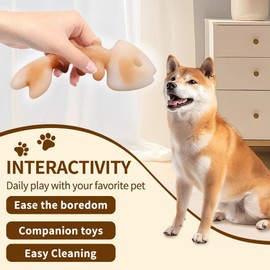 PAZ'S GIFT Dog Chewing Toys, Teeth Cleaning and Gum Massage, Unbreakable Chewing Toys, Meat-Flavored Essence, stimulating Dogs' Interest in Chewing and reducing Destructive Behavior