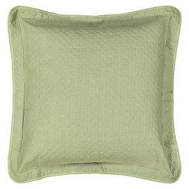 Historic Charleston King Charles Matelasse 13993026X026SAG Euro Sham, 26" x 26", Sage