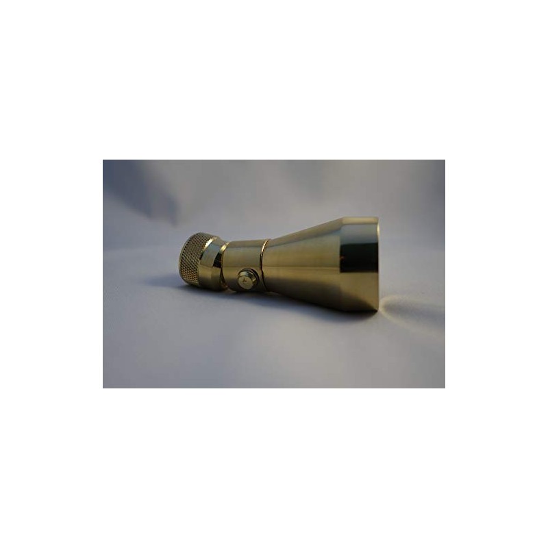 Jet Low Flow Brass Shower Head - Titanium Gold