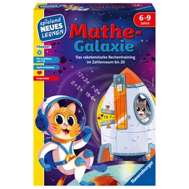 Ravensburger 24970 Math Galaxy Educational Game for Children, Calculation Game for Children from 6-9 Years, for 1-4 Players, Number Space 1-20, Plus and Minus