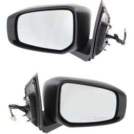 Garage-Pro Driver & Passenger Side Power Mirrors for Mitsubishi Mirage 2014-2022 Without Signal Light Paintable
