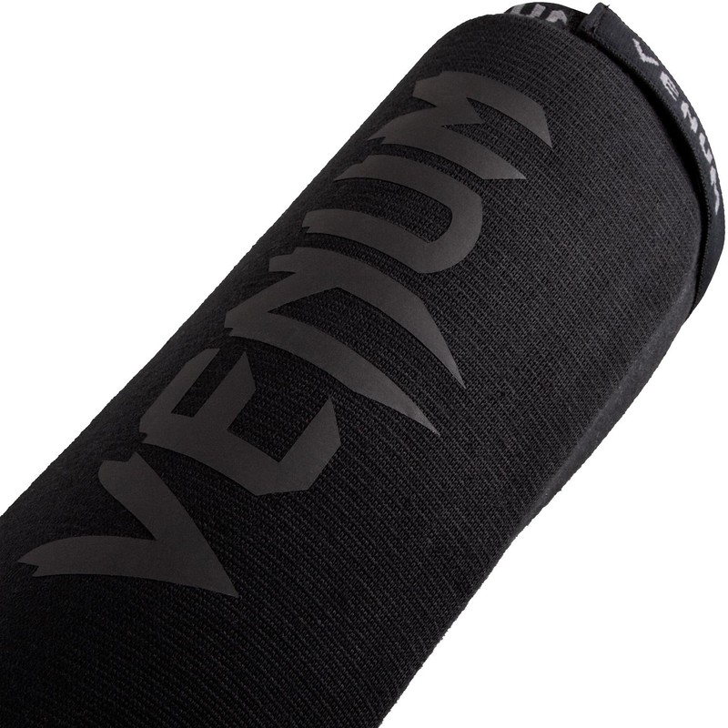 Venum, Kontact Shin Guards, Men's, XL, Black/Black