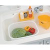Inomata-k Feeling Square Washtub, 35 cm Width, Pearl White