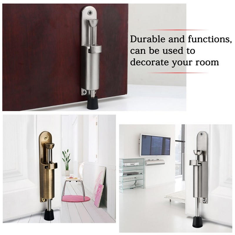 Sumnacon Kickdown Door Stops, Stainless Steel Easy Step Door Stopper,