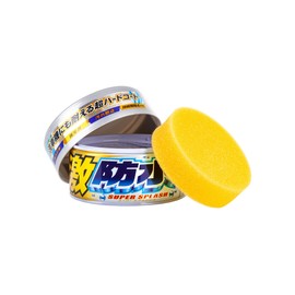 Soft99 (SOFT99) WAX Super Waterproof WAX Pearl & Metallic, 10.6 oz. (300 g) for Car Paint Protection & Gloss, Sponge, 00344