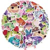 Frog Stickers,50 PCS Frog Vinyl Waterproof Decals for Water Bottles