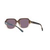 Coach HC8335U Universal Fit Sunglasses, Transparent Brown Gradient/Violet Solid, 53