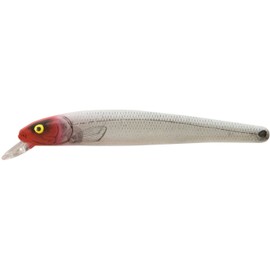 Bomber  6"  Magnum Long A Crankbaits - Silver Flash/Red Head