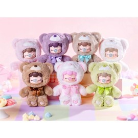Robotime Nancy Plush Chocolate Colourful Bear Blind Box Soft  Plush Toy Gifts