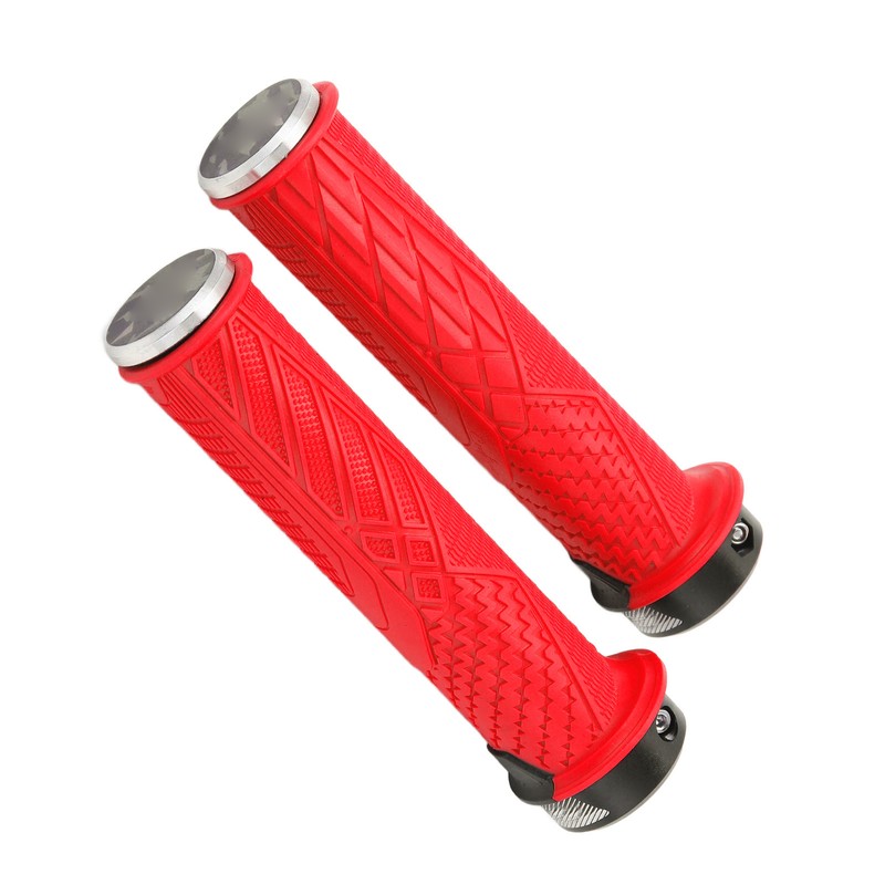 2pcs/set Bike Handlebar Grip Anti Slip Texture Durable Bicycle Handlebar