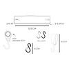 Brute Strength - Multifunctional Leather S-Hooks - Cognac - 2