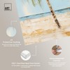 Art Remedy Painting Palm Trees Tropical Bathroom Canvas Wall Art,