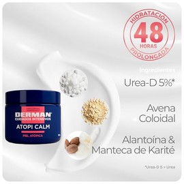 Derman Cuidados Intensivos Atopi Calm Crema Corporal Dermatológica 300 Piel Atópica Muy Sensible Tendencia Irritación Enrojecimiento Urea Avena