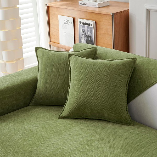 Snylcce Green Cushion Covers 12 x 20 Inches 30 x