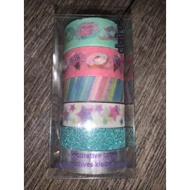 Claire’s donut star rainbow glitter decorative washi tape arts craft