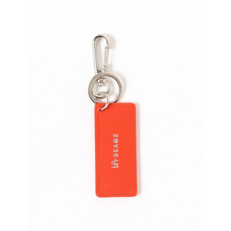bpr BEAMS Key Holder BEAMS Leather Reflector TAG Keychain RED,