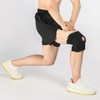 Meniscus Protective Knee Pad Black Free Size Anti Slip Adjustable