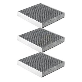 PUR Cabin Air Filter (3 Pack) Replacement For Nissan Rogue Kicks Sentra INFINITI Pathfinder QX50 Altima Versa QX60 QX55 K54-101642