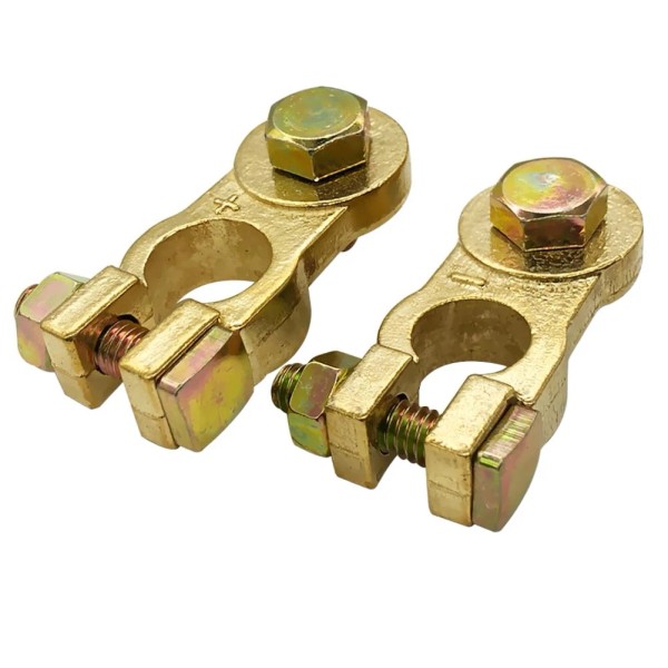 Ampper Brass Top Post Battery Terminal Connectors For Car Rv