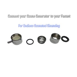 Faucet Sink Aerator for Ozonated Water | Compatible with Ozonator Systems | On-Demand ozonated Water for Cleaning, Drinking & Sanitizing