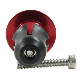 Hitefu Bike Handlebar Plugs with Wrench, Red Bicykle Bar End Caps for Road Bike, MTB, BMX (1 Pair)