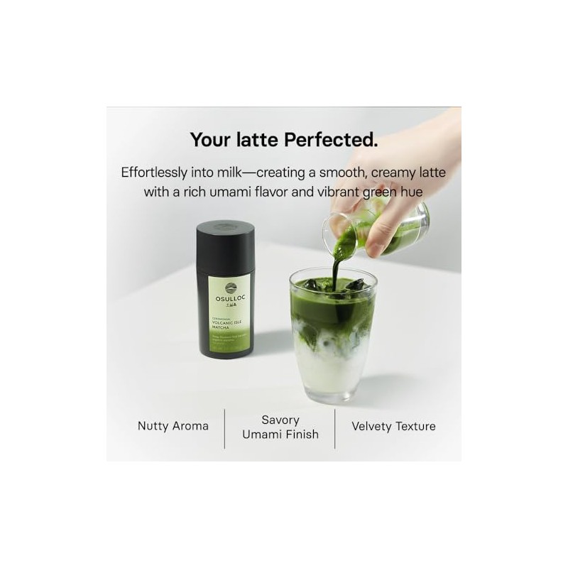 Osulloc Polvo de matcha premium OSULLOC (sin azúcar), té verde