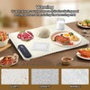 Revolutionary Rollable Full Surface Heating Warming Mat for Food Party