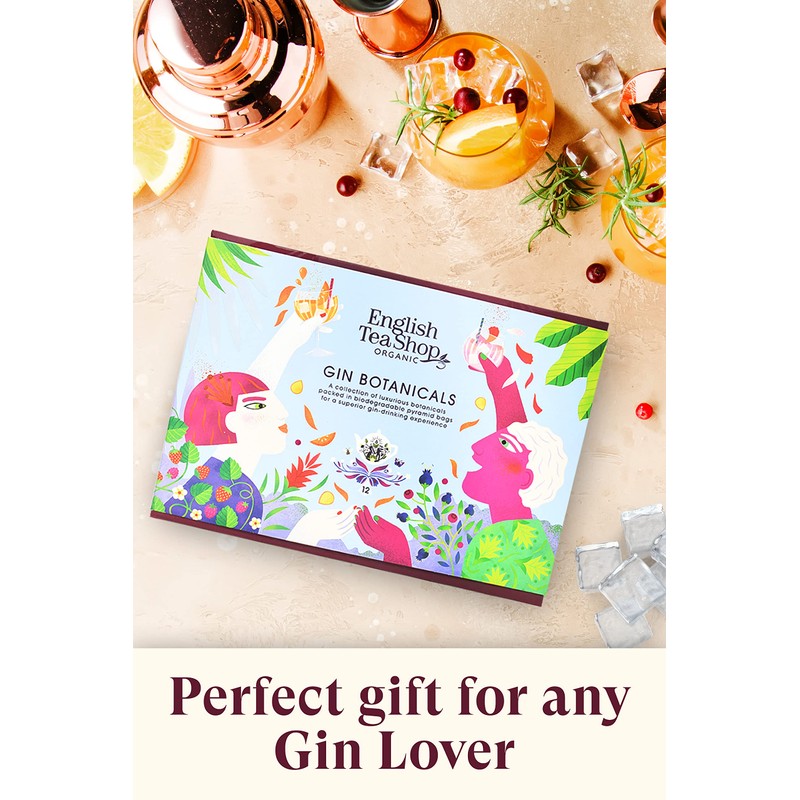 English Tea Shop Organic Gin Botanicals - 12 Pyramid Tea