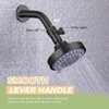 Aomasi Shower Shut off Valve Matte Black, Brass Bathroom Water