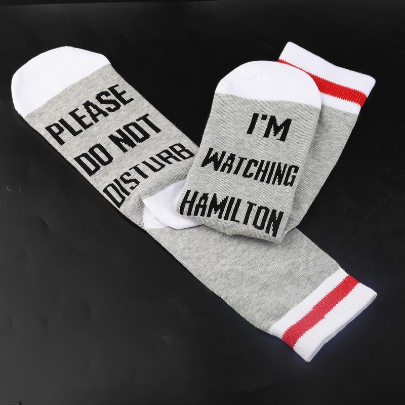 The Broadway Musical Hamilton Inspired Socks I'm Watching Theatre Lover