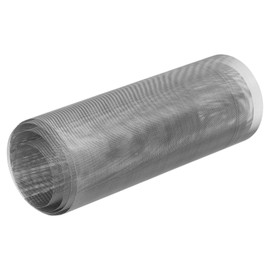 PATIKIL 11.8"x47.2" Stainless Steel Woven Wire Mesh, 40 Mesh Security Screen Mesh Sheet Wire Mesh Air Vent Mesh for Garden Animal Cage