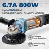 DongCheng Angle Grinder 4-1/2 inch 6.7-Amp Paddle Switch 11800RPM Power
