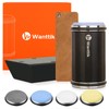 WANTTIK Rolling Knife Sharpener Kit, 4-in-1 w/Leather Strop & 4