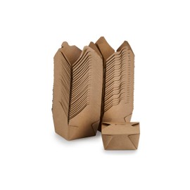 Signature Packaging - Kraft Food Takeaway Box - 25 Pack No. 1 (13 x 10.6 x 6.7 cm)