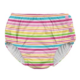 i play. 701050-2303-43 Schwimmwindel Ministripe 6-12 Monate, rosa