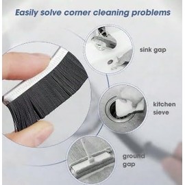 Crevice Brush Cleaning Brush Multi-Functional Tool Deep Cleaning Thin Brushes For Small Spaces, Bathroom Gap, Sink Crevice, Windows Groove, Tiles & Faucets, pack of 6