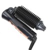 Foldable Hair Curler Straightening Brush Adjustable Temperature Anti Scald Ceramic