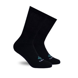 Diabetín || 6pack Calcetines para Caballero de Algodón Peinado. 6 Pares. Calcetines de hombre. Calcetines de Algodón. (Varios Colores). (MX/US, Numérica, 25, 29, Regular, Regular, Negro)