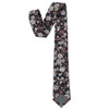 Kebocis Corbata de algodón para niños, Floral Azul Marino #4,