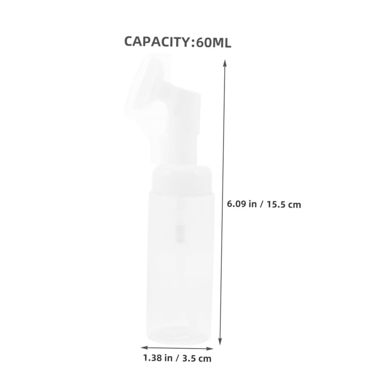 TOVINANNA 60ml Foaming Pump Containers Refillable Plastic Bottle for Hand