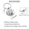 MYOSPARK Bowler Gift Funny Bowling Ball Keychain Bowling Jewelry Gift