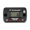 Runleader Digital Bluetooth Vibration Activated Hour Meter,Maintenance Reminders,Battery Replaceable for