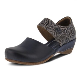 Spring Step L'Artiste Gloss-Pansy Mary Jane - Zapatos para mujer con ganchos y cierre de lazos, zapatos para mujer para exteriores, casual, boda, marino, 26 cm