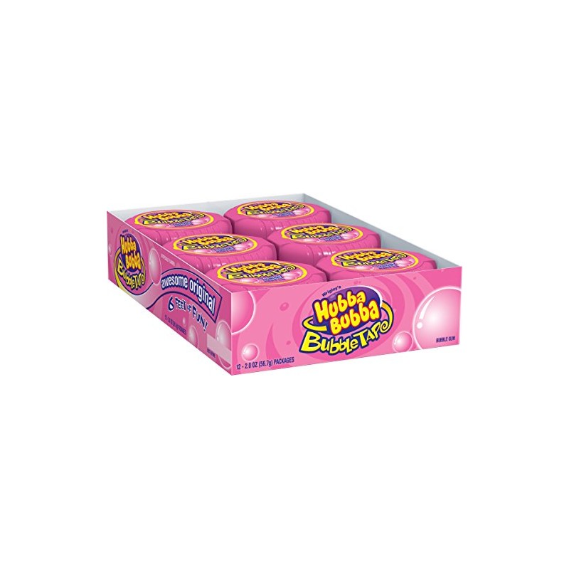 Hubba Bubba Bubble Tape Original, 6-null Boxes (Pack of 24)